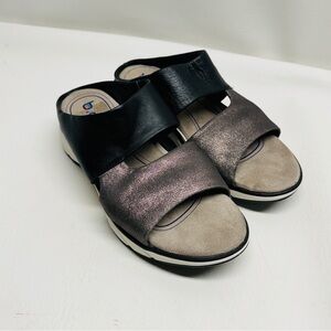 Bionica Airmont Pewter Irredescent Comfort Sandal size 8.5